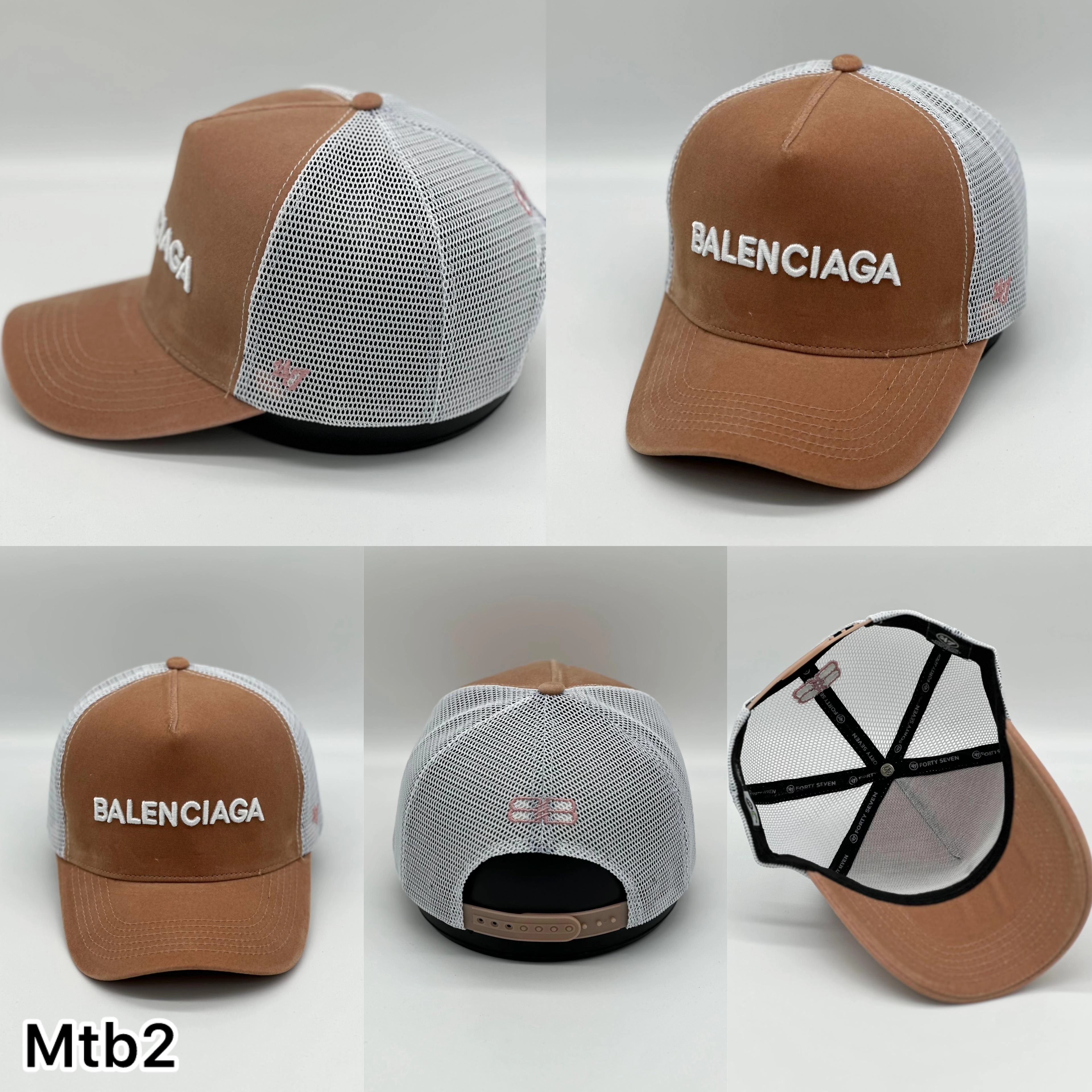 کلاه پشت توری مخمل برند BALANCIAGA - MTB1
