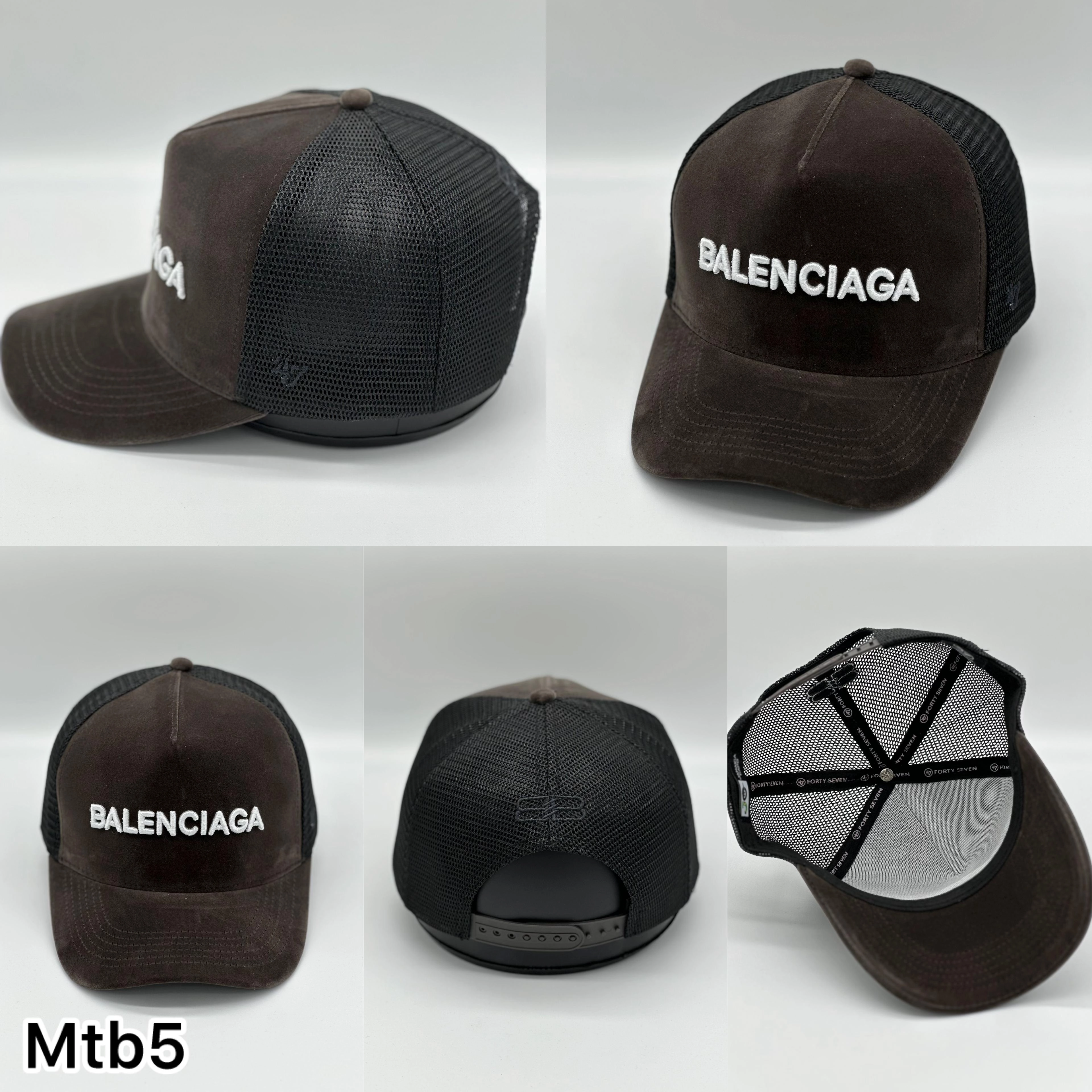 کلاه پشت توری مخمل برند BALANCIAGA - MTB1