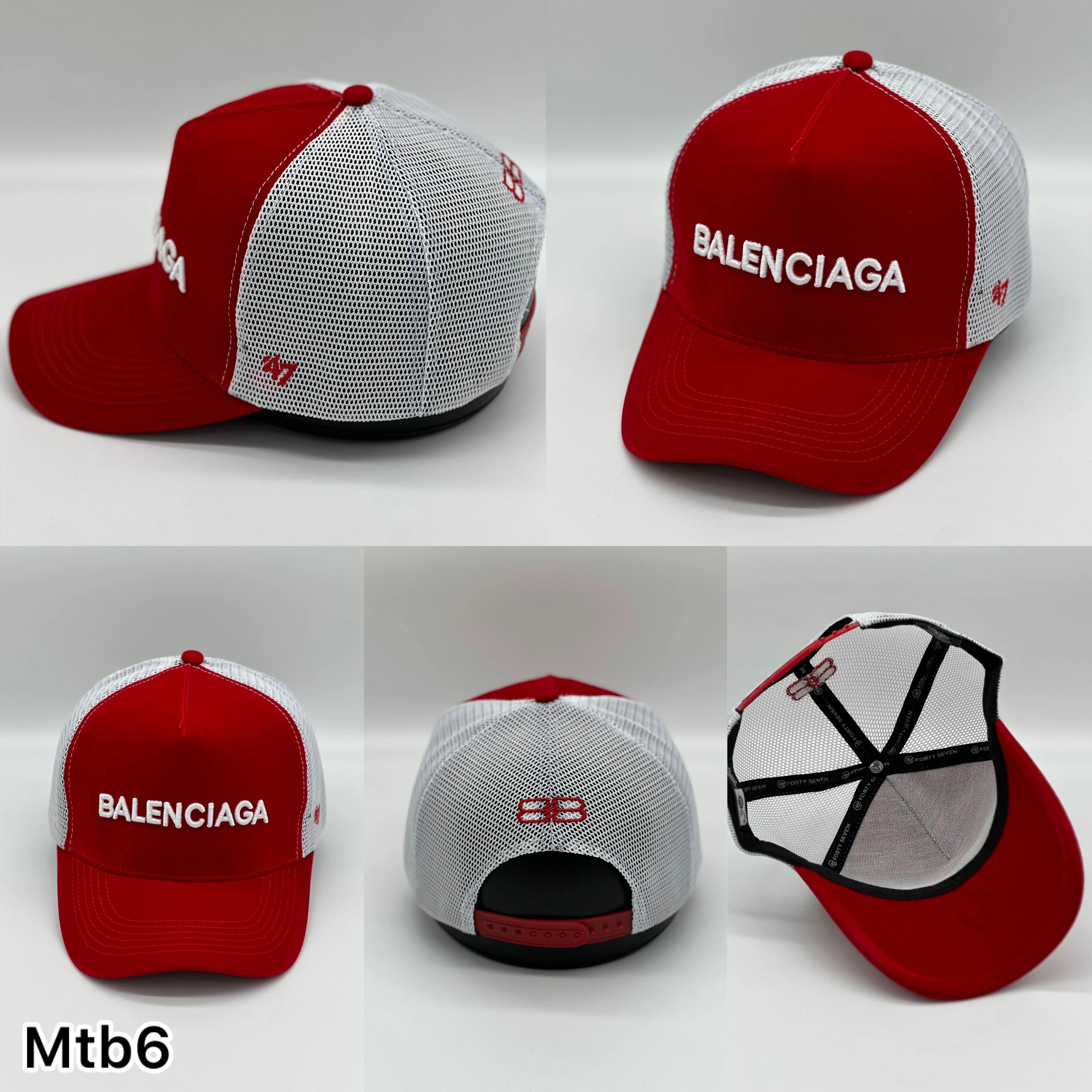کلاه پشت توری مخمل برند BALANCIAGA - MTB1