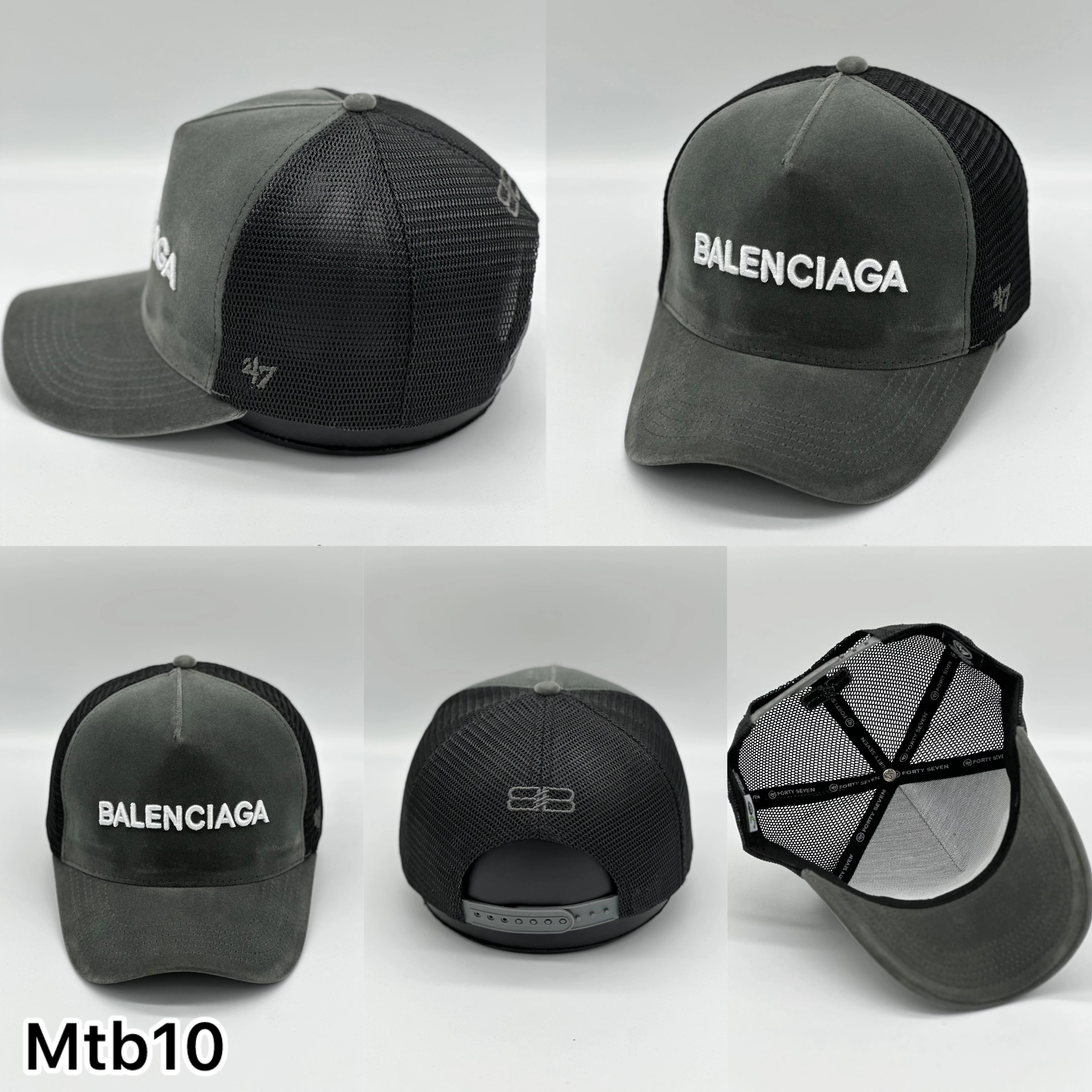 کلاه پشت توری مخمل برند BALANCIAGA - MTB1